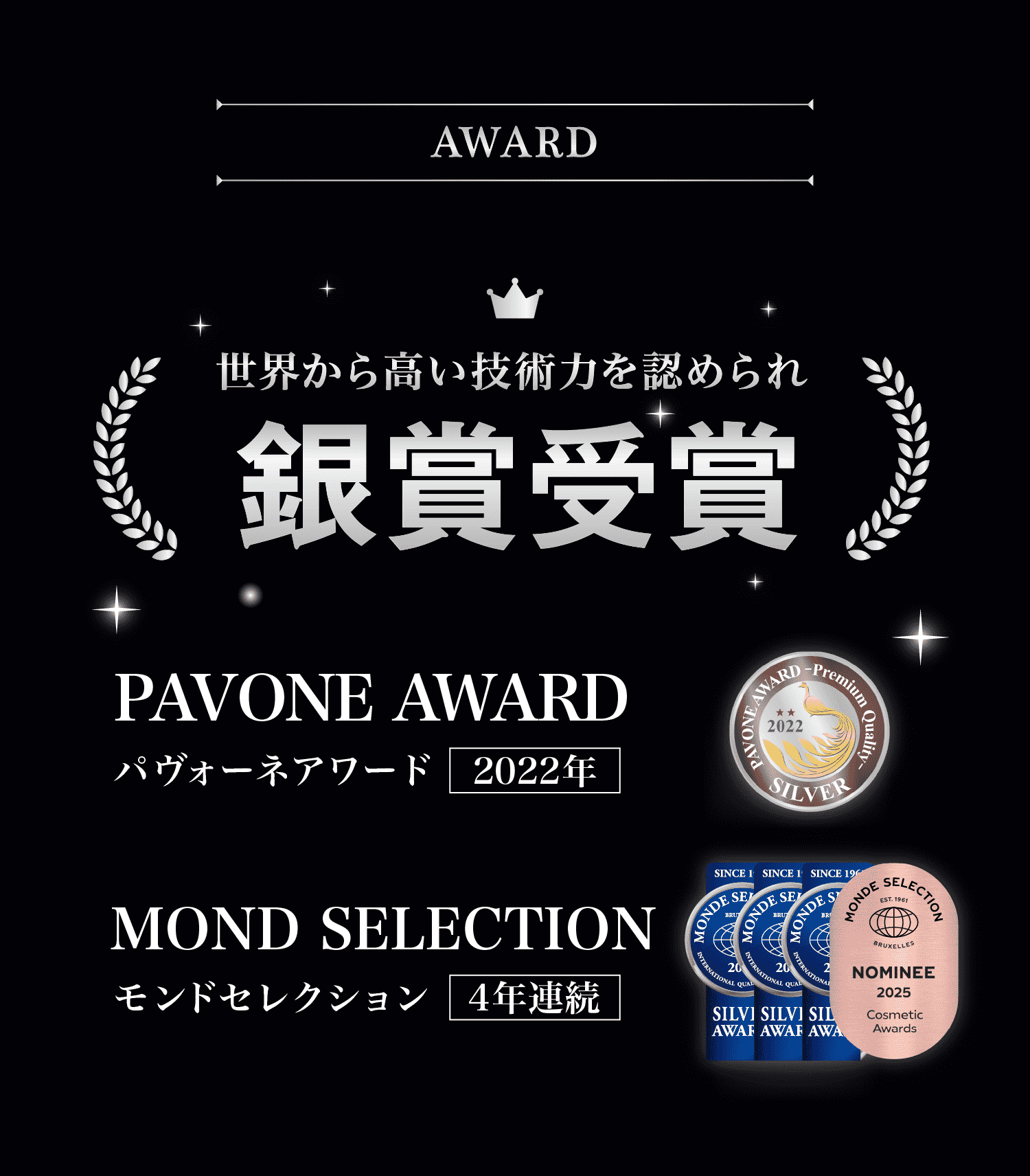 2022年モンドセレクション銀賞受賞