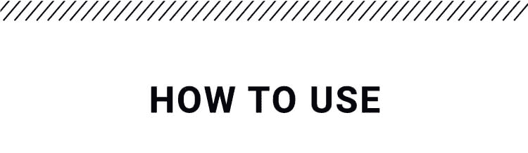これ1本で完結。効果的なご使用方法